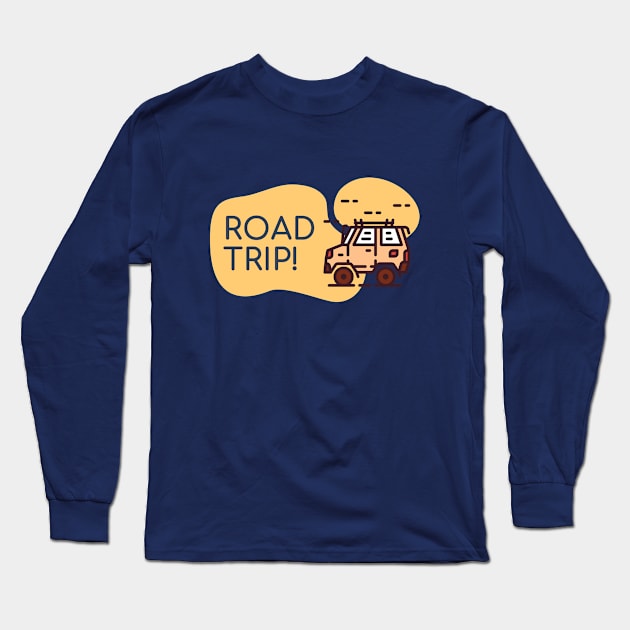 Raod Trip Long Sleeve T-Shirt by Riyo